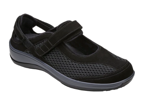 Sanibel - Black Mary Jane Shoes (Women's) - KevinRoot Medical