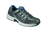 Sprint - Gray, Tie-Less & Heel Strap (Men's) - KevinRoot Medical