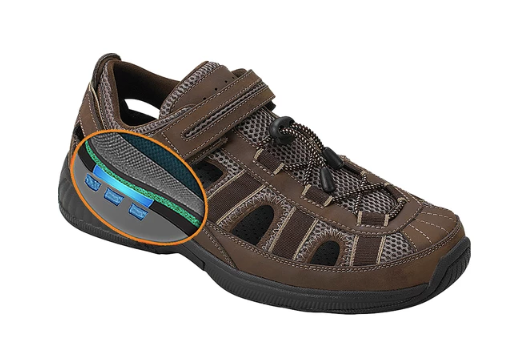 The primary focus of the OrthoFeet brand is to offer the ultimate comfortable and functional shoes orthotic insoles and socks. By combining athletic footwear technology and therapeutic detailing Ortho...