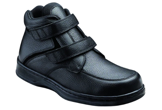 (Q7) Orthofeet Glacier Gorge Ankle Boots Mens Size 9/2E,Wide Black Leather Ortho Amazon.com | Orthofeet Men main image 4